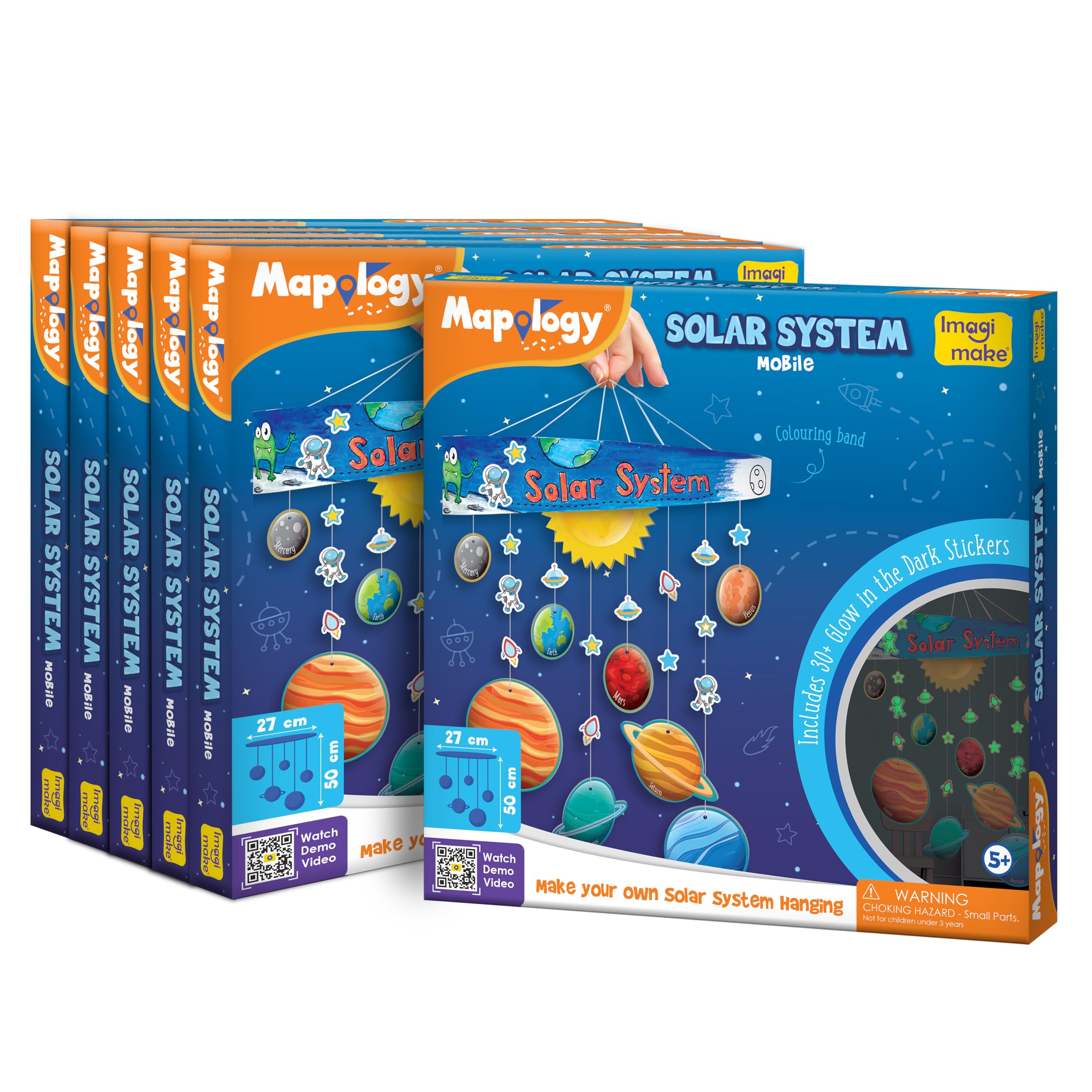DIY Solar System Mobile Kit for Kids - Ages 5+ -7 DIY Solar System Mobile Kit for Kids - Ages 5+ -7