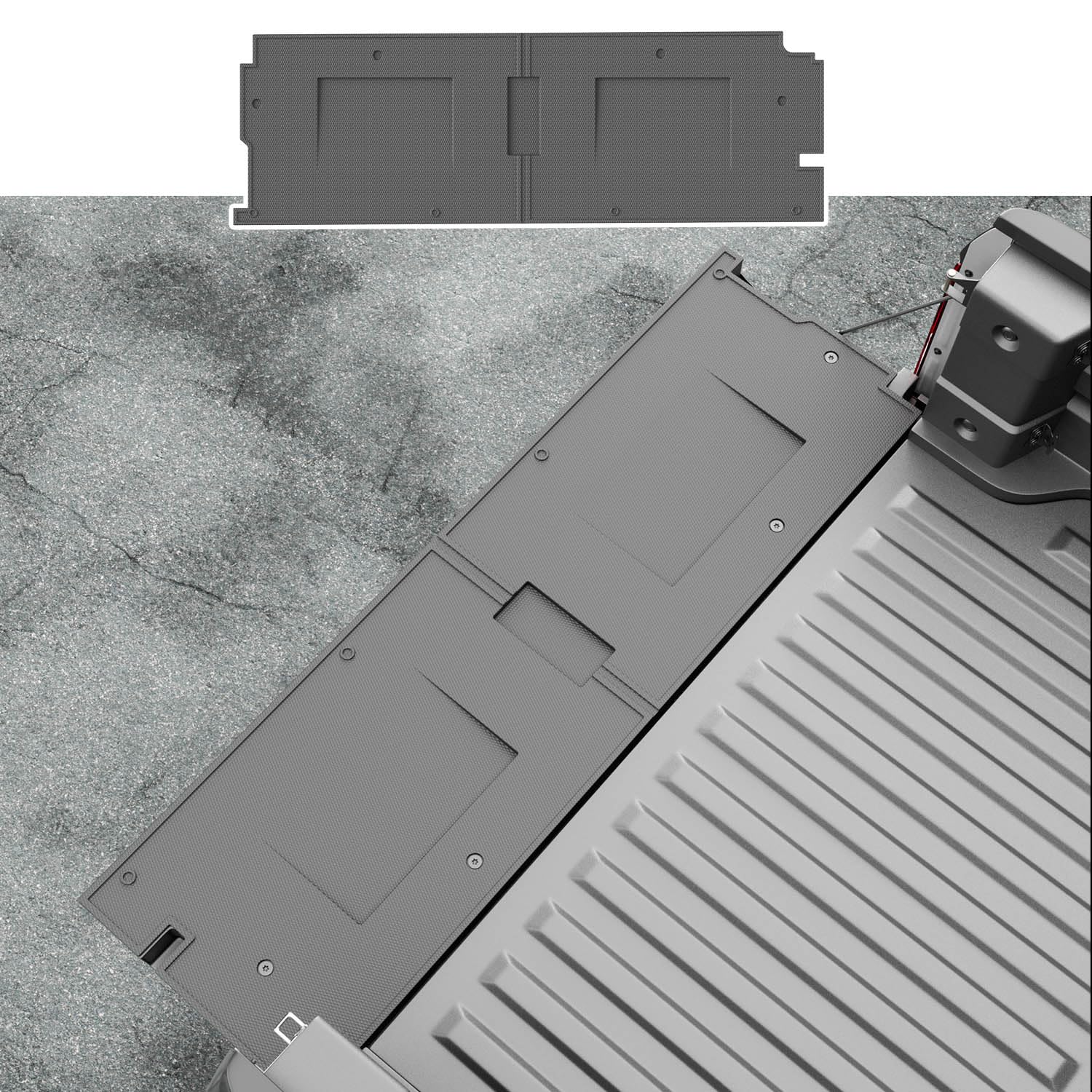 Tailgate Mat Compatible with 2017-2024 Honda Ridgeline Truck Mat Cargo Liner Bed Mat Replacement for 2017-2024 Honda Ridgeline Accessories (Tailgate Mat)