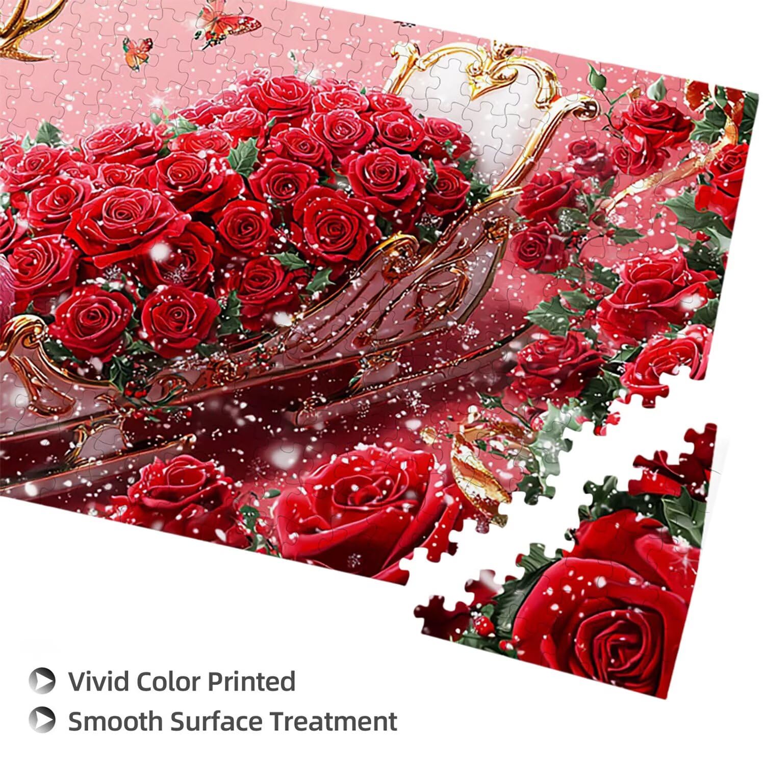 Różowy jeleń - Puzzle 900 sztuk dla dorosłych - Puzzle DIY, kreatywna rozrywka, sztuka nowoczesna, klasyczne puzzle dla dorosłych i młodzieży w wieku 12 lat, pomysł na prezent dla mężczyzn i kobiet 87
