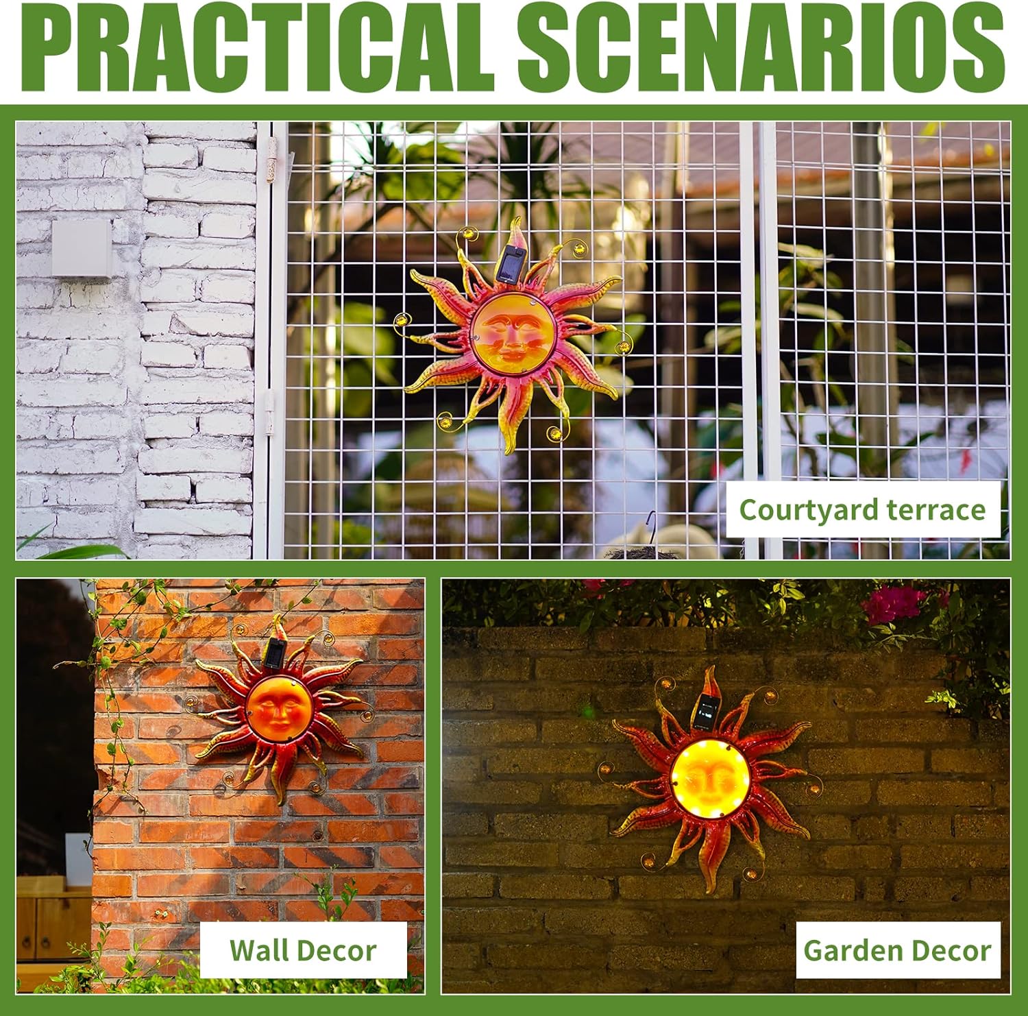 楽天市場】10002744 太陽 壁掛け バリ雑貨 ソル サン アジアン雑貨 太陽の木彫り エスニック アジアンインテリア :  orangutanオランウータン Fashionoda 18インチ 太陽 太陽 顔 ウォールアート -  LEDライト&笑顔のメタル太陽彫刻、屋外壁掛け装飾(ゴ