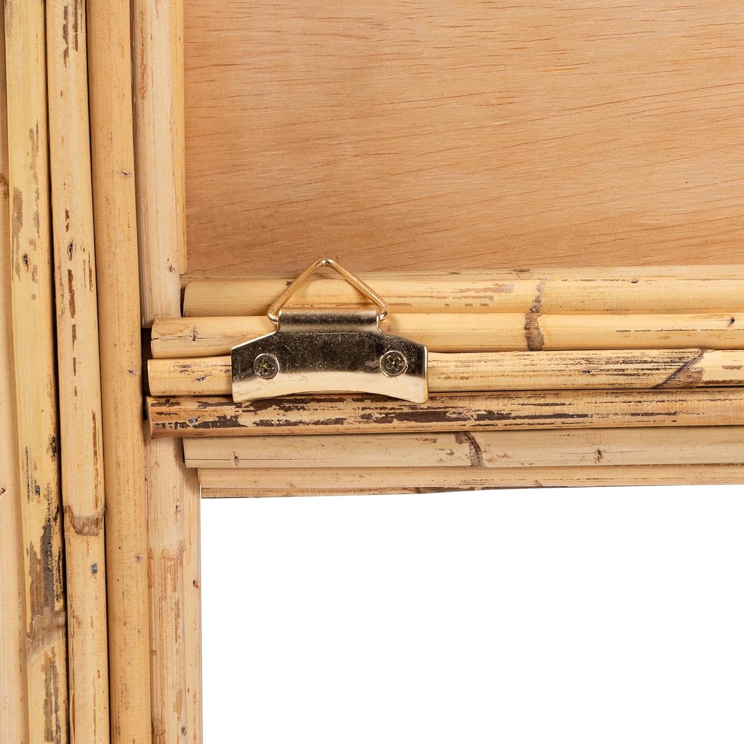 Bali & pari Seana Bohemian Honey Rattan King Size Standalone Headboard