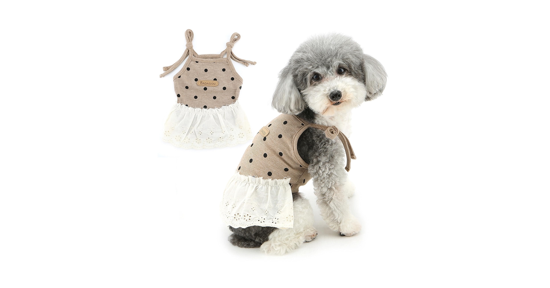 Amazon | ZUNEA 犬 服 春夏 犬用 ワンピース 女の子 小型犬