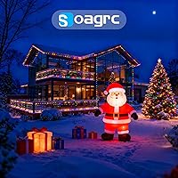 Vista 9 de Luces de Navidad para exteriores, 400 luces LED de 131 pies, IP67 impermeable, 11 modos, luces navideñas cálidas y multicolor con control remoto