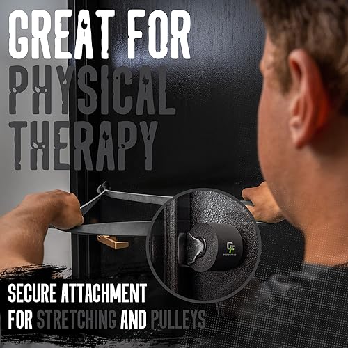 Vista 3 de Gradient Fitness Anclaje de puerta para bandas de resistencia Anclajes de puerta de banda de resistencia resistente para correas de estiramiento