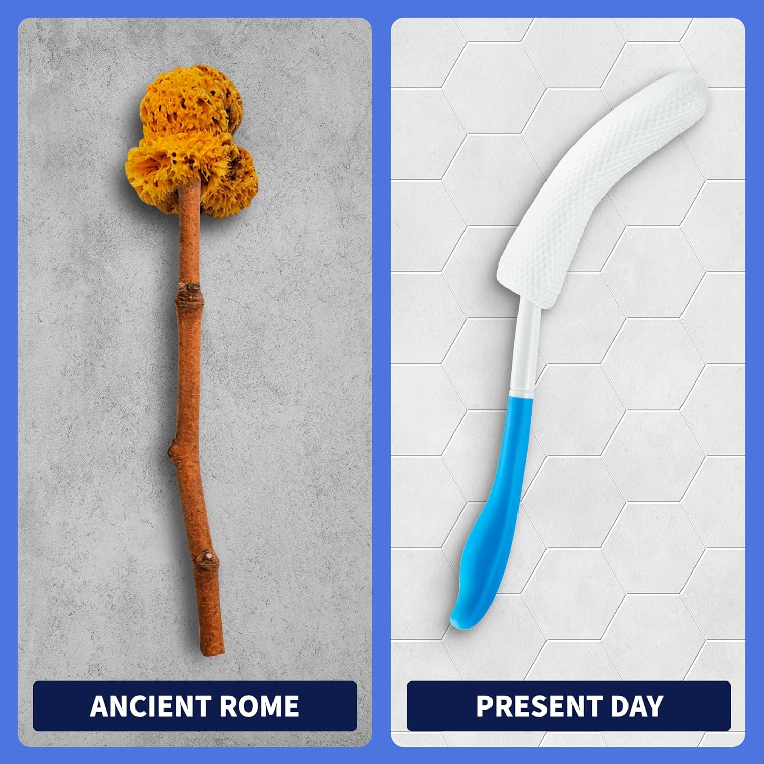 The Butt Brush - Dedicated Shower Brush - Best Bidet Alternative - Long Ergonomic Handle - August 2025 Edition - Prevents Germ Spread - Gift Box Included