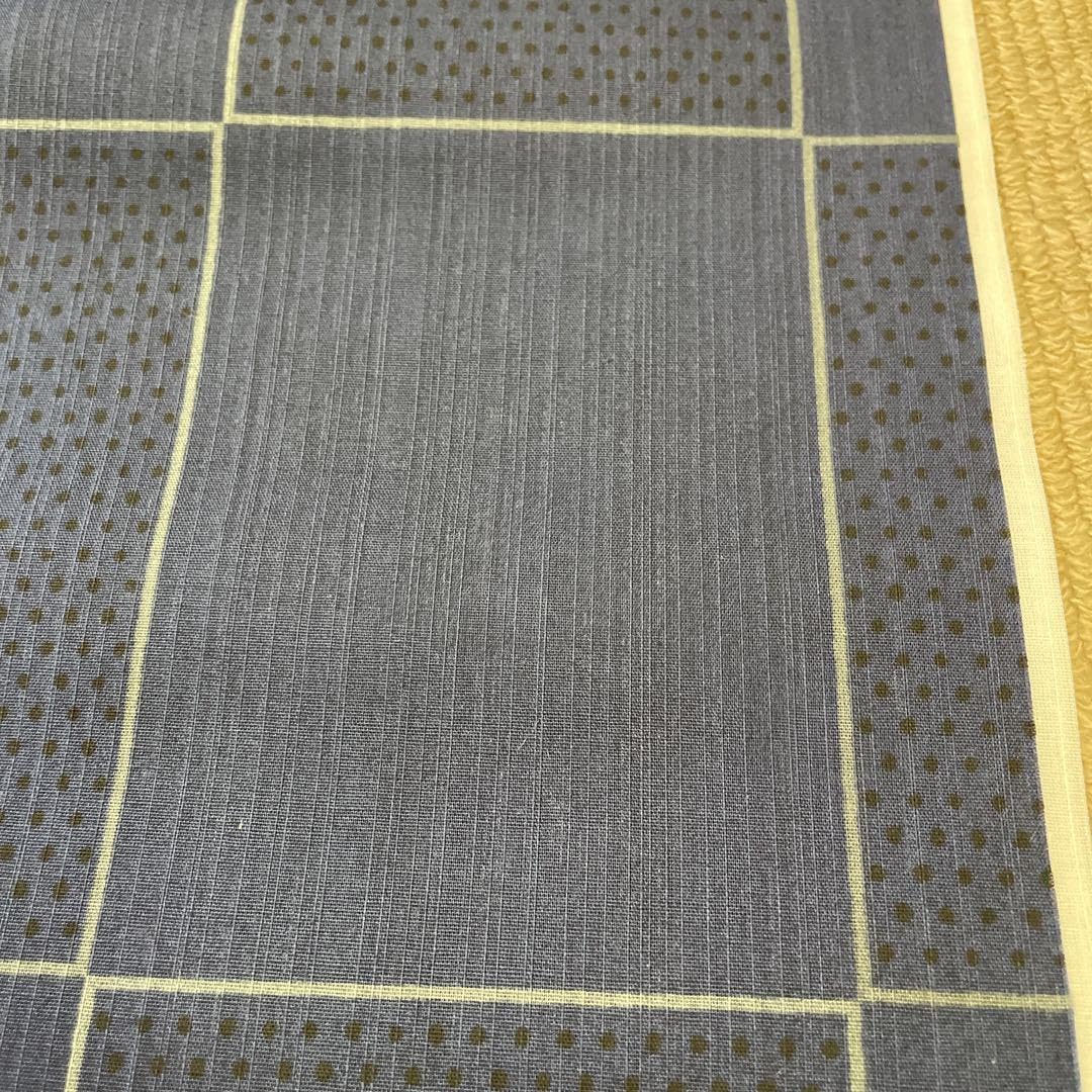 Amazon.co.jp: 幅広40cm 男女兼用 浴衣 反物 日本製 ゆかた 紺地 夏  