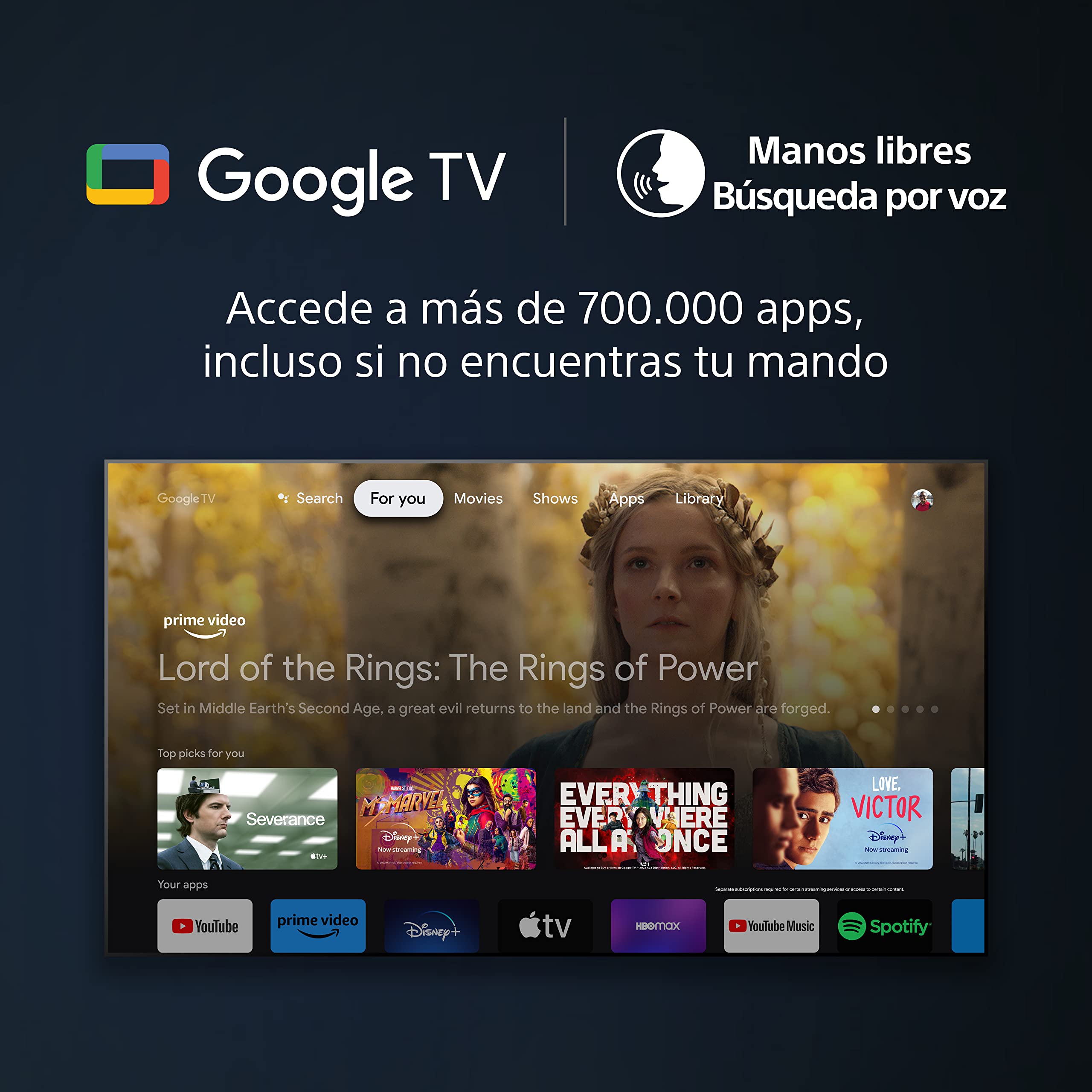 Sony BRAVIA XR-85X90L, 85 Pulgadas, TV Full Array LED, 4K HDR, Smart Google TV, Funciones Eco, Bravia Core, Menú Gaming para PlayStation5, Marco de Aluminio
