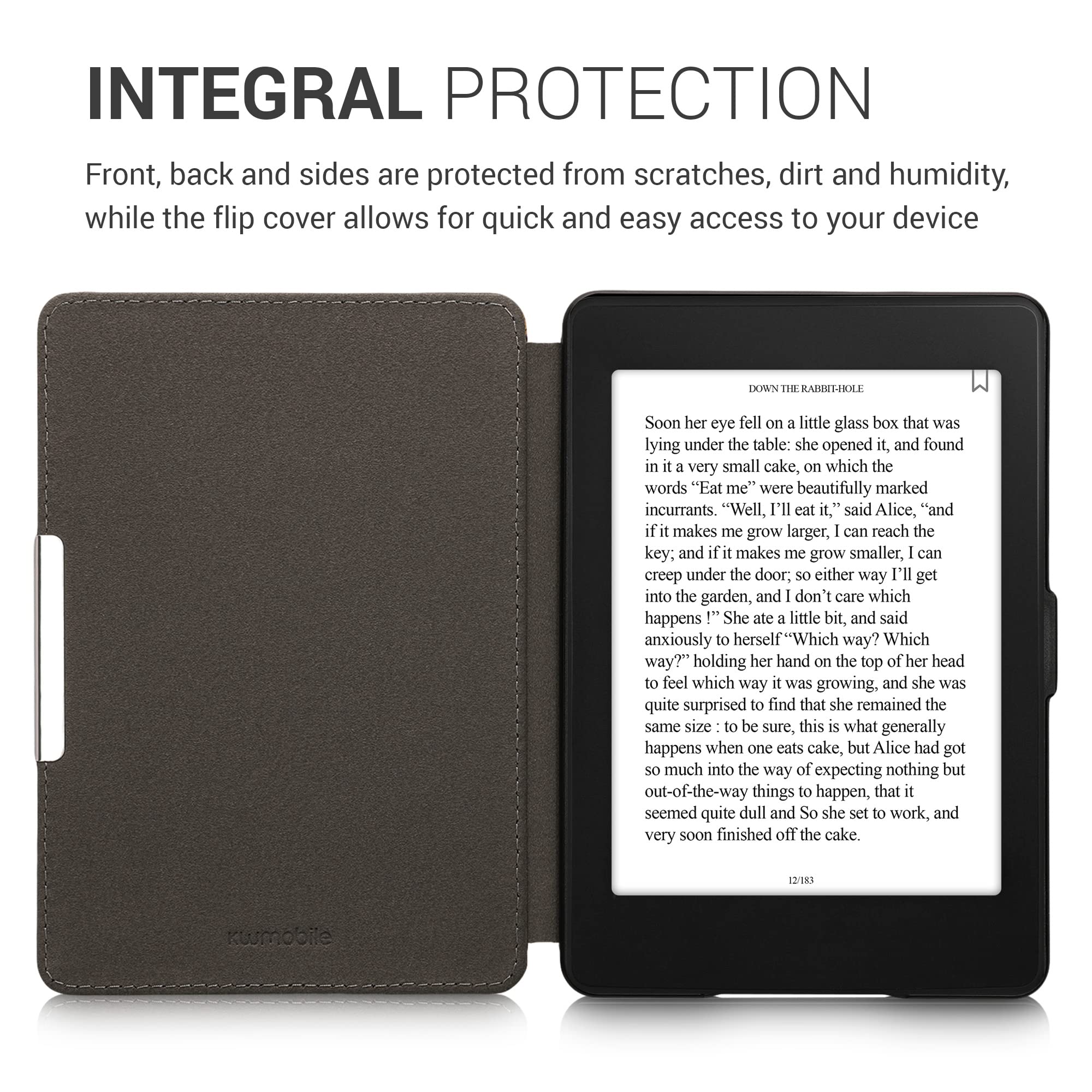 Kindle Paperwhite ブラック コルク風カバーつき Amazon.co.jp: kwmobile Amazon Kindle Paperwhite対応 ケース