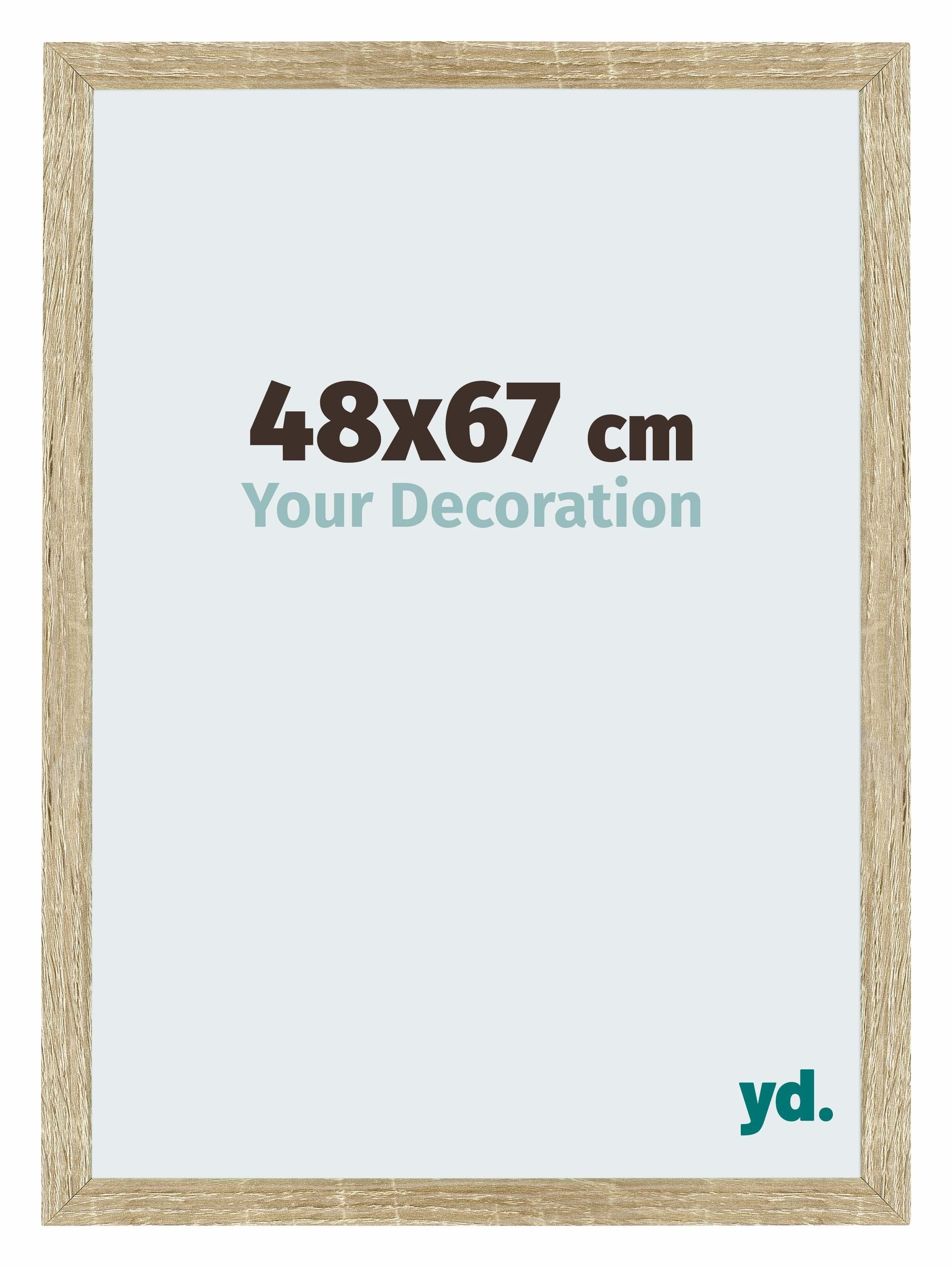 Your Decoration - Puzzle frame 48x67 - Sonoma Oak - Puzzle frame 500-1000 Pieces - MDF Photoframe - Mura