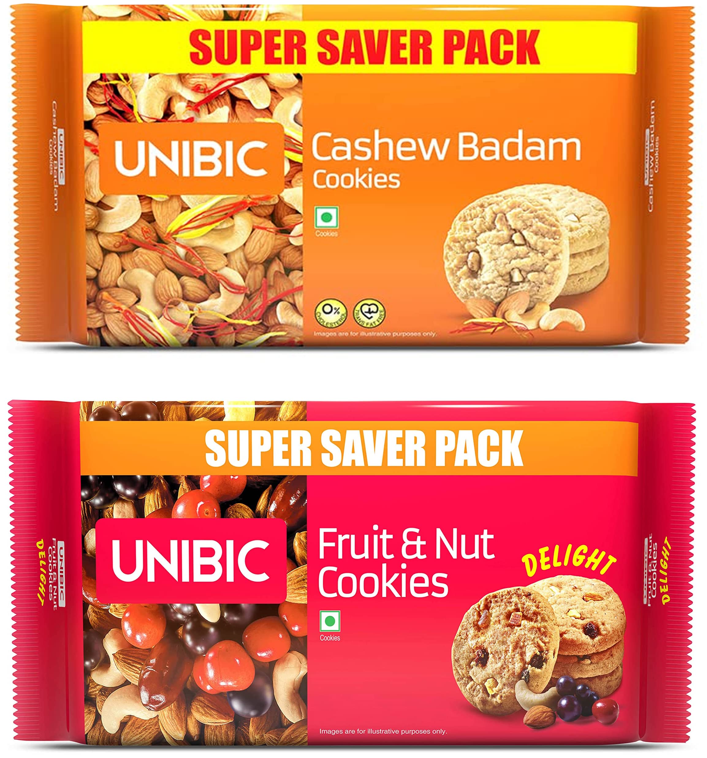 Unibic Cashew and Fruit n Nut Cookies Combo, 500g x 2 (B08BZKP4Z2) Amazon Price History, Amazon Price Tracker