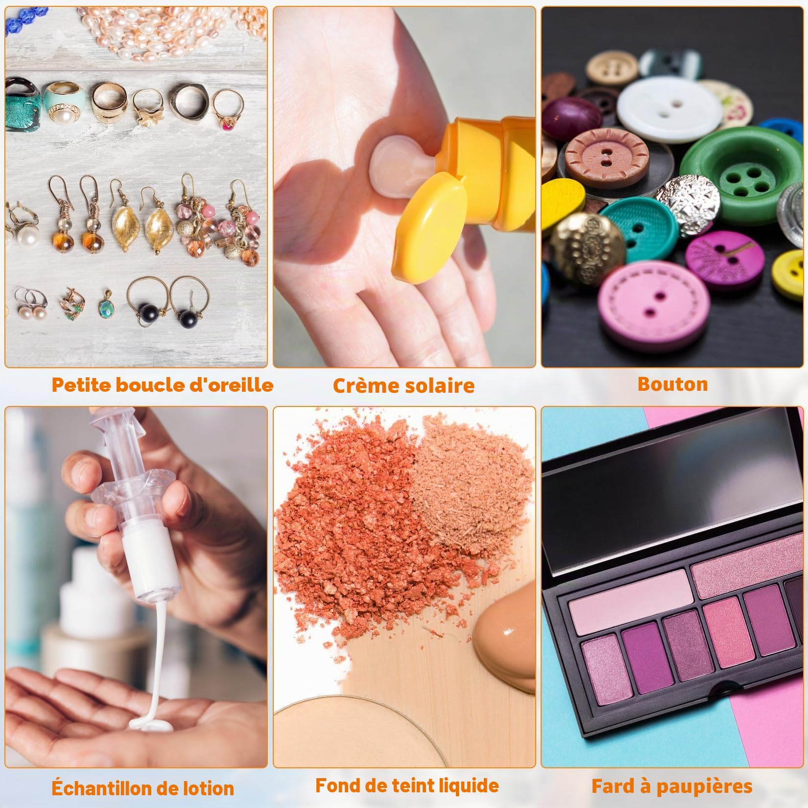 71 Pcs 5ML Petit Pots Vide Cosmétiques, Petits Contenants avec Couvercles en Plastique, Pots d'échantillons de Voyage, Pots à Crèmes, Mini Récipients Vide Cosmétiques + Grattoir et étiquettes