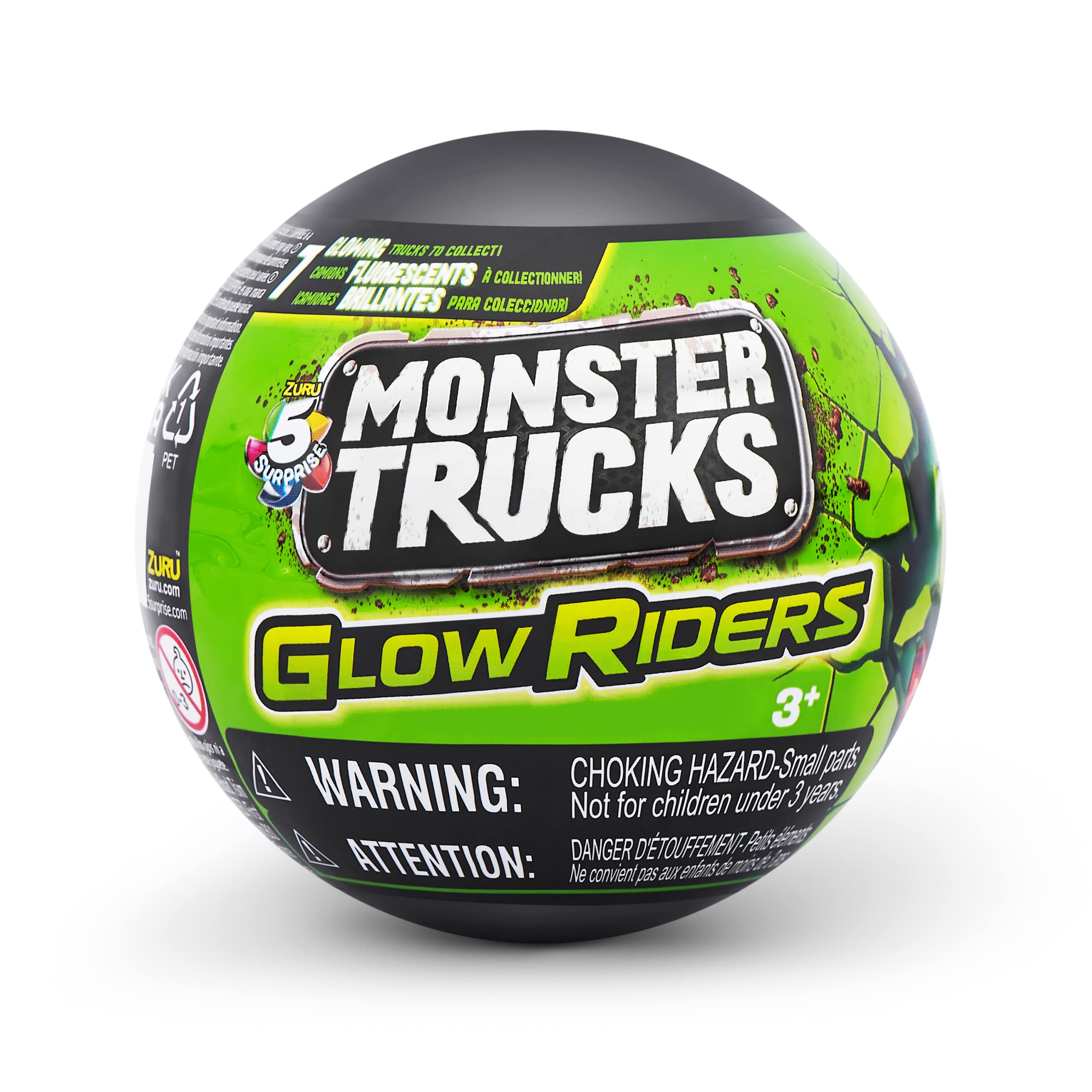 ZURU5 Surprise - Monster Truck S2 - Collectible Vehicles - Fluorescent Vehicles - 77266GQ2