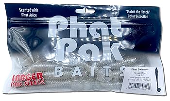 Amazon.com : Phat Pak Baits - Phat Swimmer Keitech Style