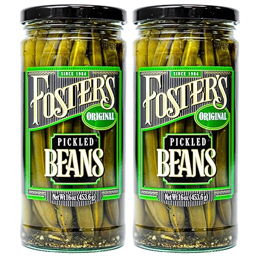 Miniatura 9 de Foster's - Frijoles verdes en escabeche, original, 32 onzas, paquete de 2, receta tradicional de verduras en escabeche de más de 40 años, sin