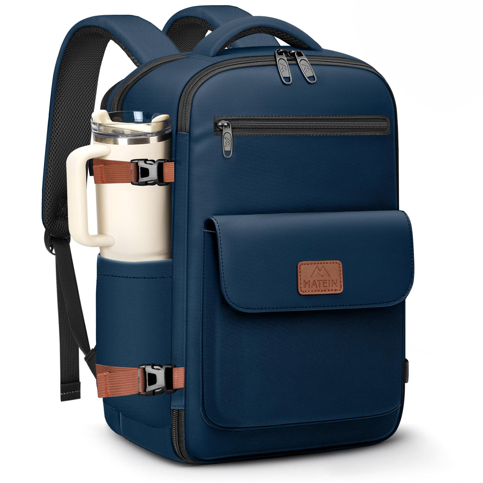 MATEIN Ryanair Handgepäck 40x30x20 mit Nassfach, Rucksack Handgepäck Flugzeug mit Laptopfach, Ryanair Rucksack 40x30x20 Klein 24L Reiserucksack für Damen Herren