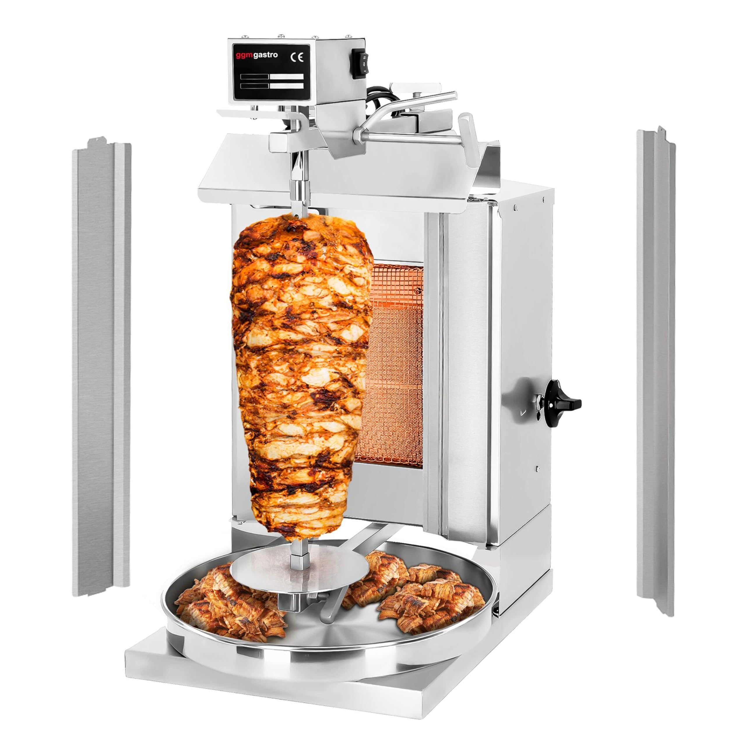 GGM Gastro Gas-Dönergrill 1 Brenner 5 kg mit 2 Flügeltüren