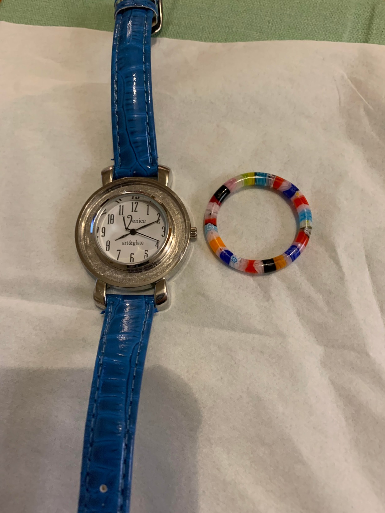 Glass Of Venice Serena Murano Millefiori Watch with  display picture 2