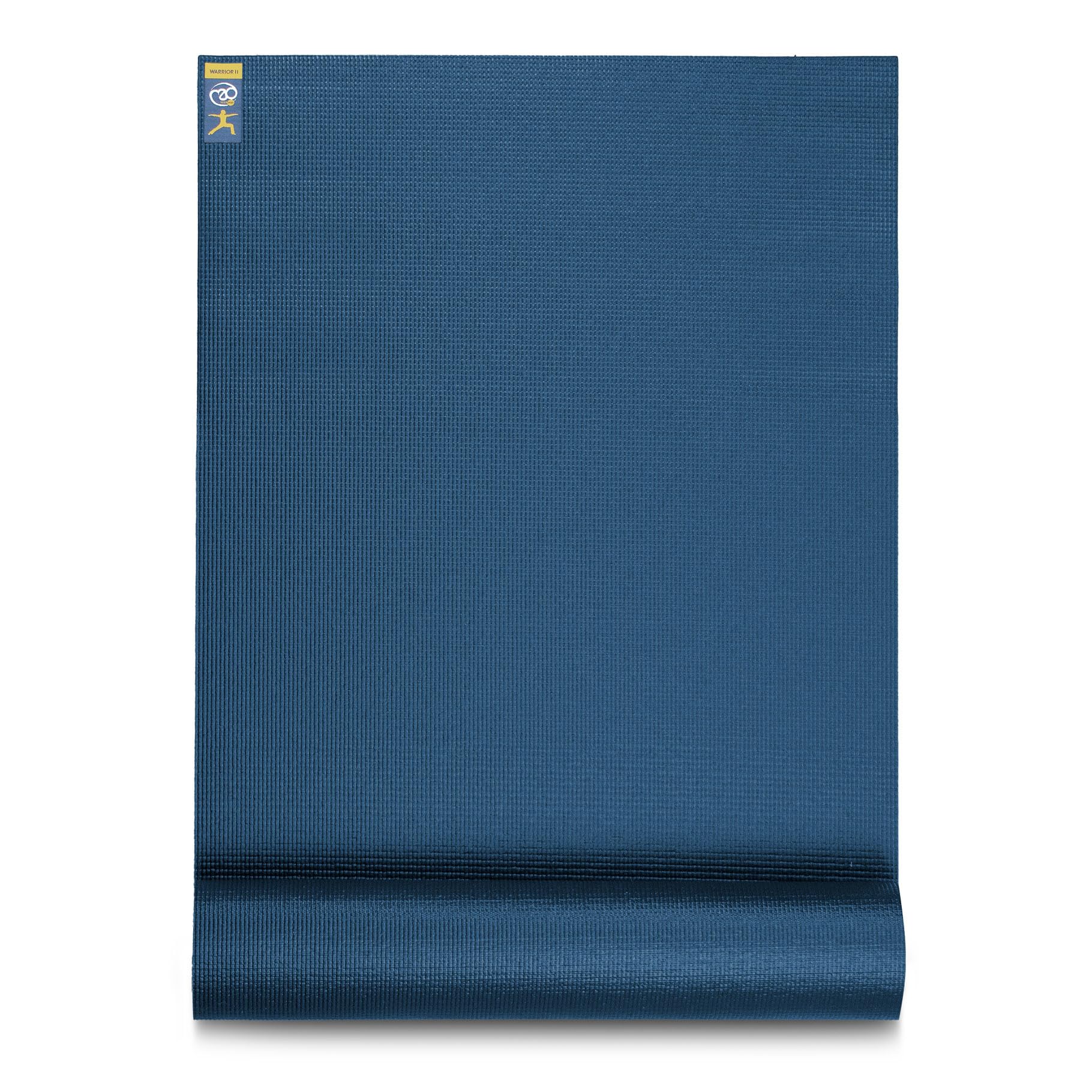 Yoga-Mad Warrior II 6mm Yoga Mat | Non Slip Exercise Mat, Perfect for Pilates, Yoga, Stretching, Home Workouts and General Fitness | 183cm x 61cm x 6mm (DBLU)