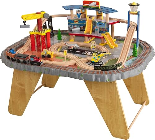Miniatura 1 de Juego de trenes con estación y mesa KidKraft 175640