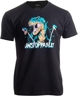 Unstoppable T-rex | Funny Dinosaur Dad Joke Silly Humor for Men Women T-Shirt