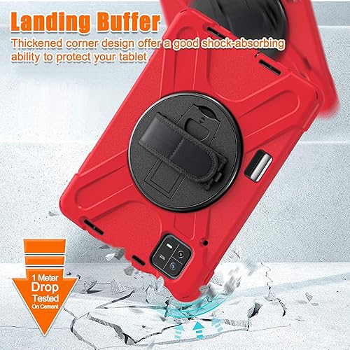 Miniatura 5 de Funda para Xiaomi Mi Pad 6Mi Pad 6 Pro, MiPad 6Pad 6 Pro Funda a prueba de golpes de 11 pulgadas, soporte giratorio 360, correa de mano, correa de