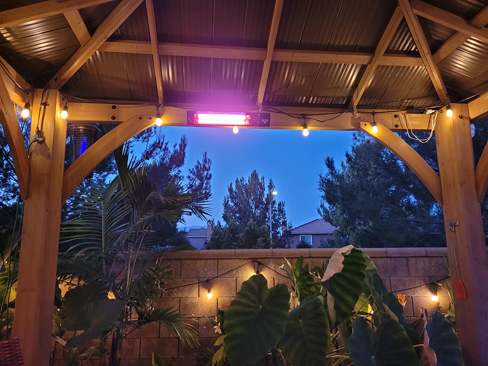 22/mo Finance KEY TEK Outdoor patio Heater 1500w Garage Heater With