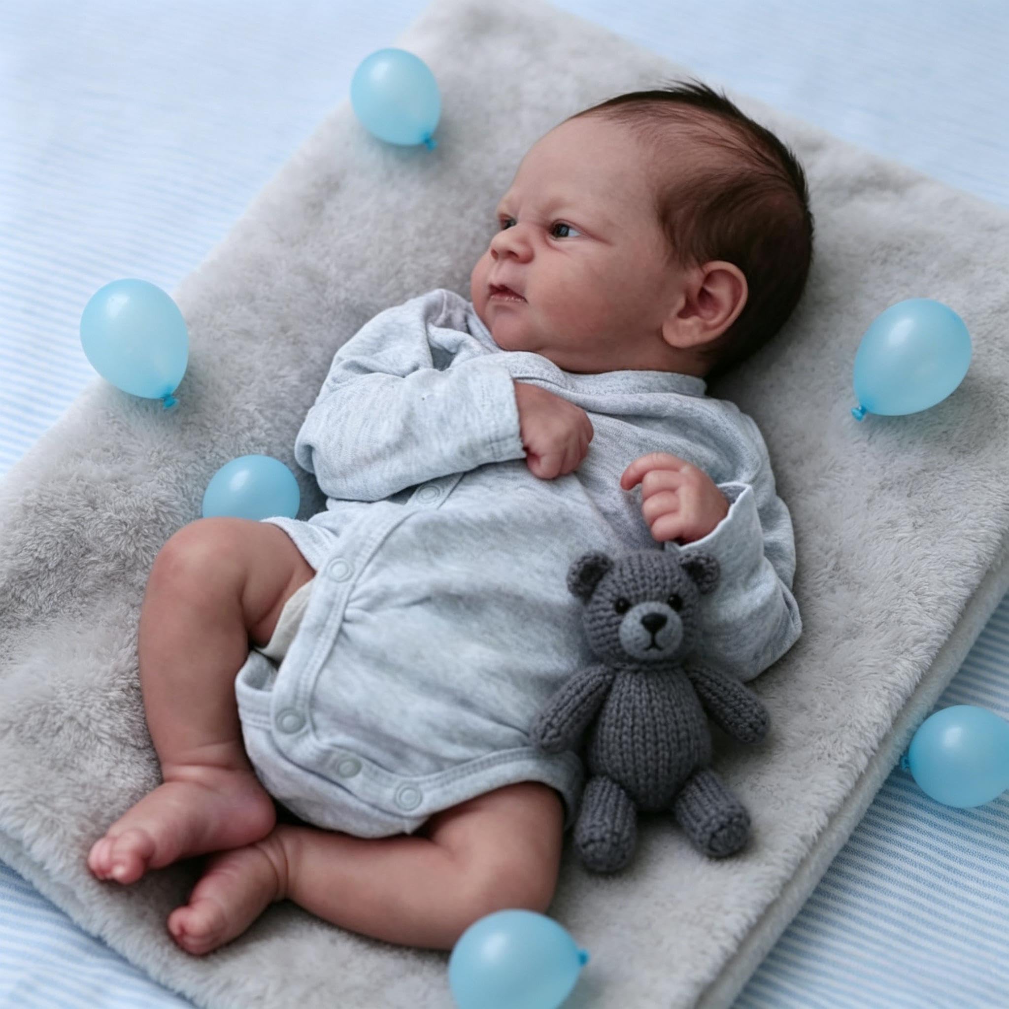 43 cm prawdziwe życie Reborn Baby Dolls silikonowe całe ciało realistyczne lalki niemowlęce anatomicznie poprawne chłopiec realistyczne noworodki niemowlęta lalka miękki winyl silikonowy lalka
