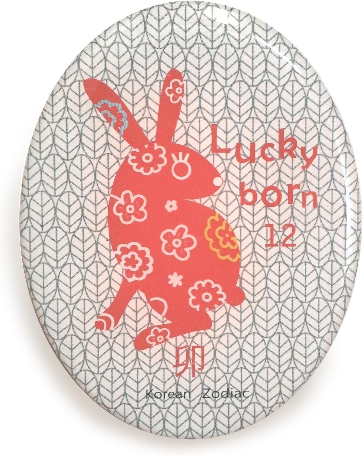 Luckyborn12 Zodiacs Fridge Magnetics _Red Rabbit 2.2” X 2.8.”