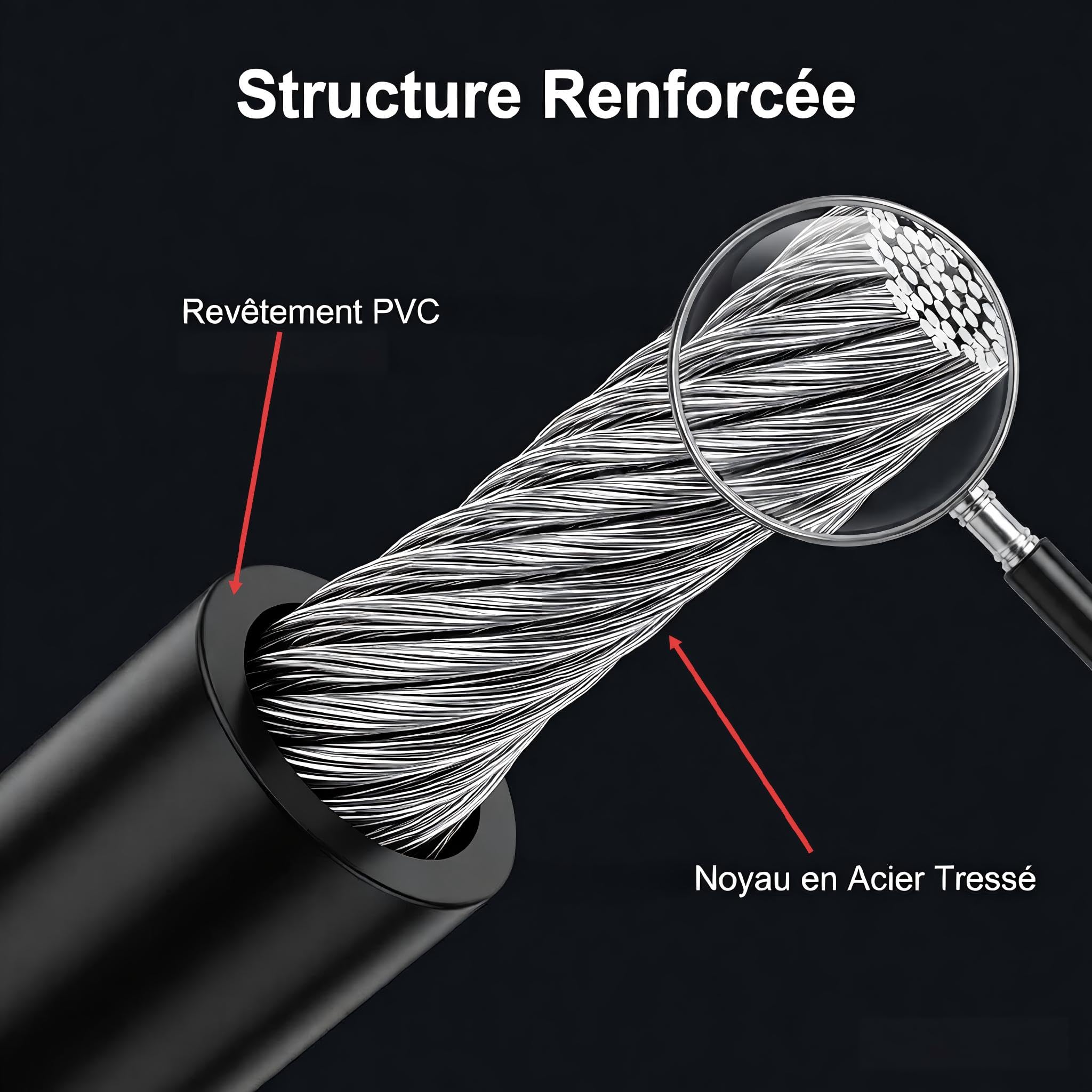 Antifurto per computer portatile, con cavo di sicurezza adesivo 3M resistente, lunghezza cavo: 2 m con 2 chiavi, per portatile / tablet / telefono