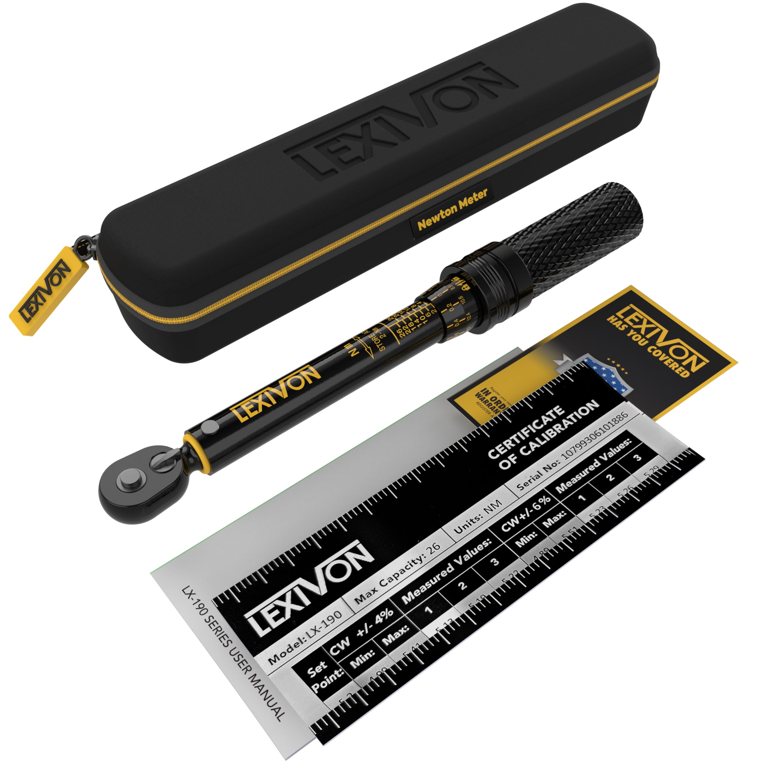 NEOTAN-C120 ネオタンC120 LEXIVON Bike Torque Wrench Kit - Precise 2-26 Nm Measurement