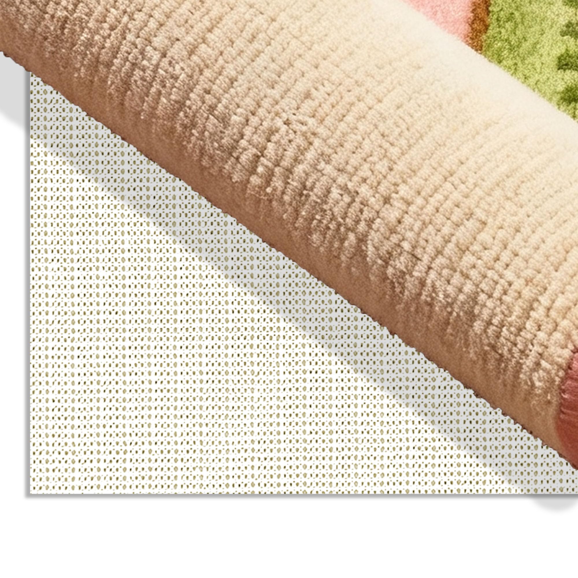 Sottofondo Antiscivolo 105 x 320 cm Antiscivolo Rete per Tappeti Lavabile Può Essere Tagliato a Misura per Tappeti, Tovaglie, Auto, Pallet, Scaffale, bianco
