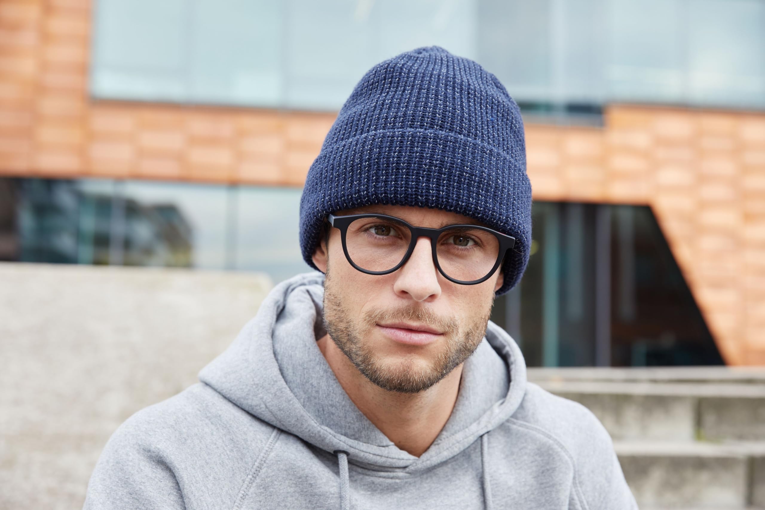 Myrtle Beach Reflective Winter Beanie - Strickmütze mit reflektierenden Akzenten