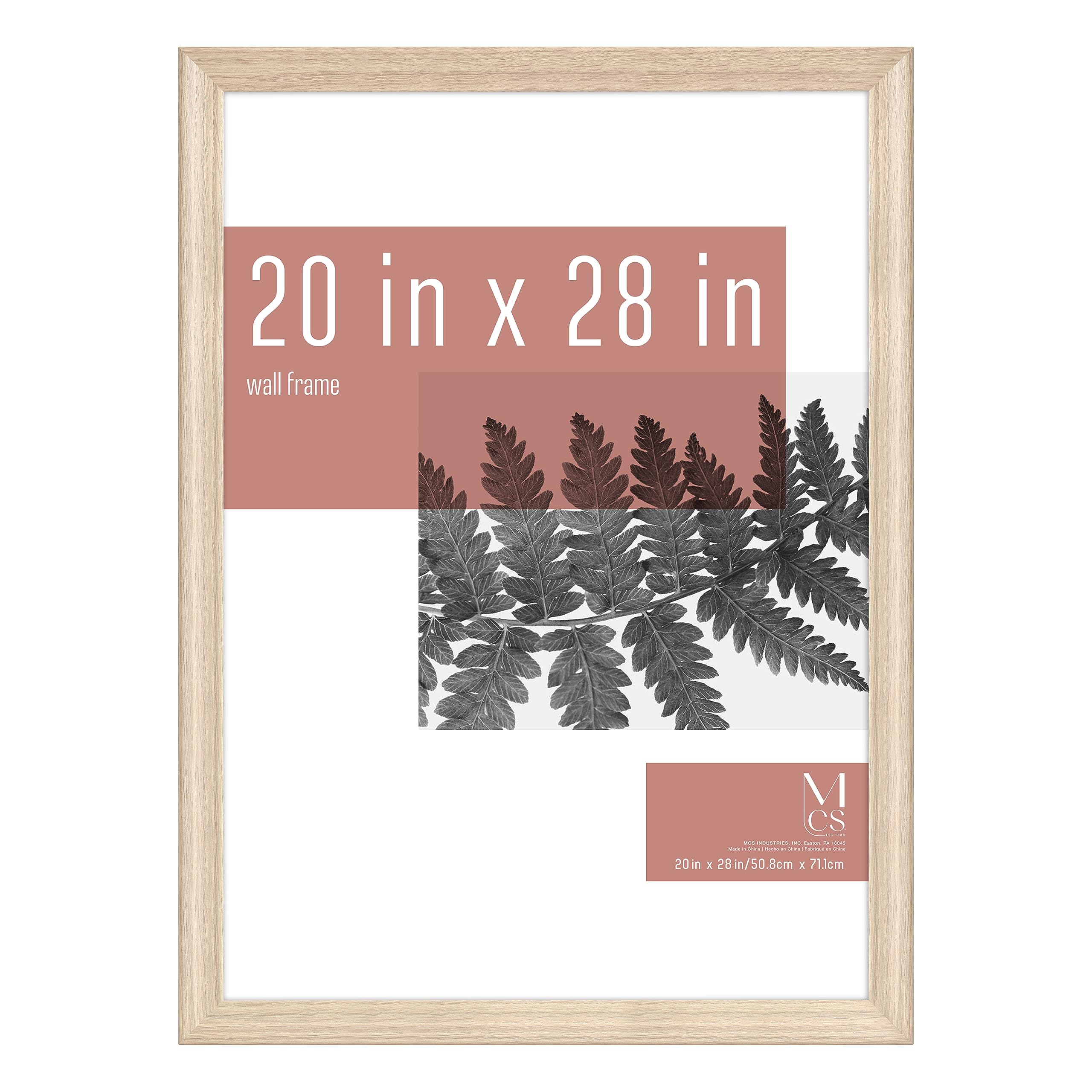 MCS STUDIO GALLERY 2 FRAME 20X28 NATURAL WOODGRAIN