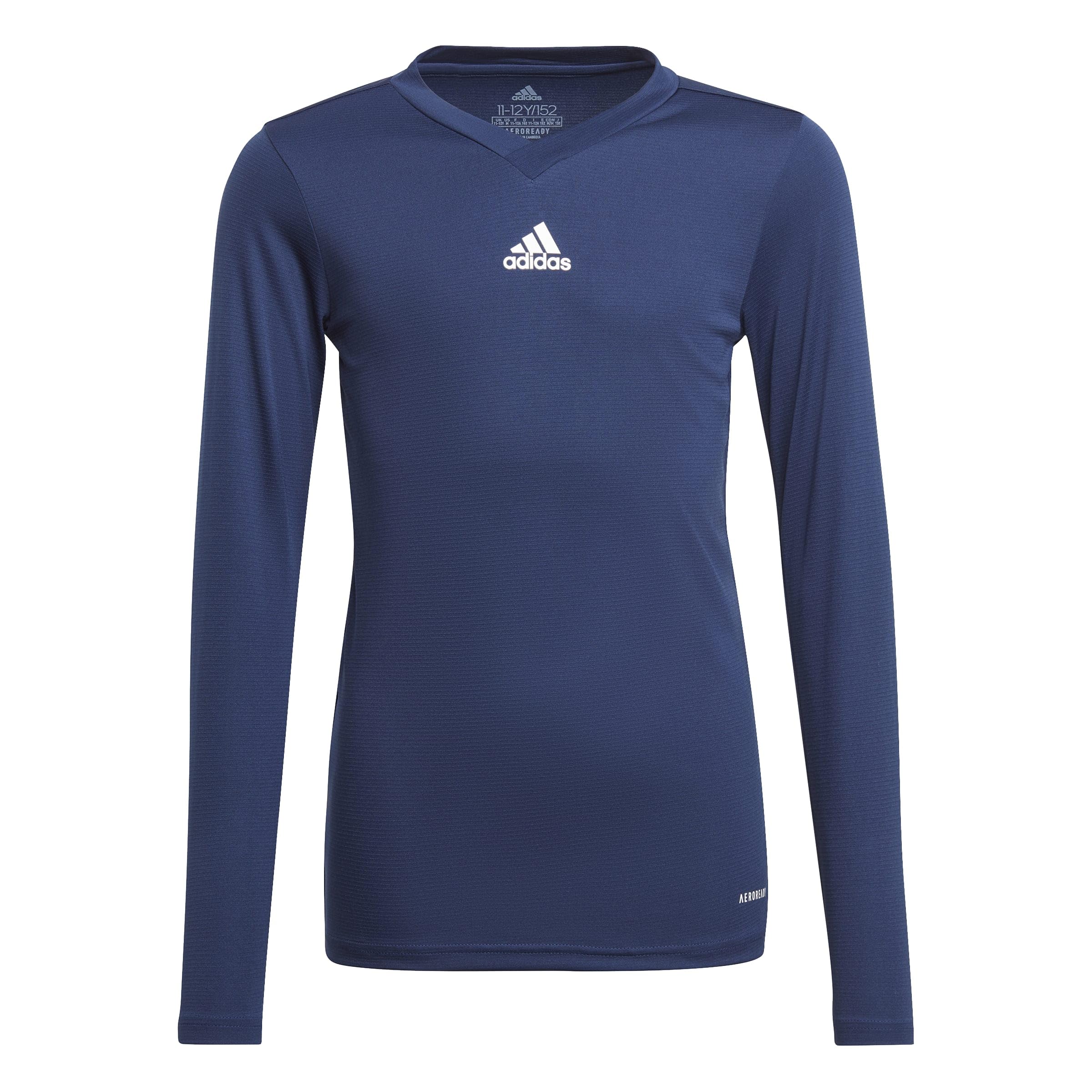 adidas Boy's Team Base Youth Shirt, Team Navy Blue, 13-14 Years