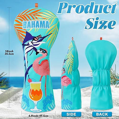 Miniatura 5 de Big Crazy Golf Club Head Cover Funny Cool Crazy Unique Driver Headcovers Fits up to 460cc Golf Putter Cover Golf Club Head Covers Putter Headcover