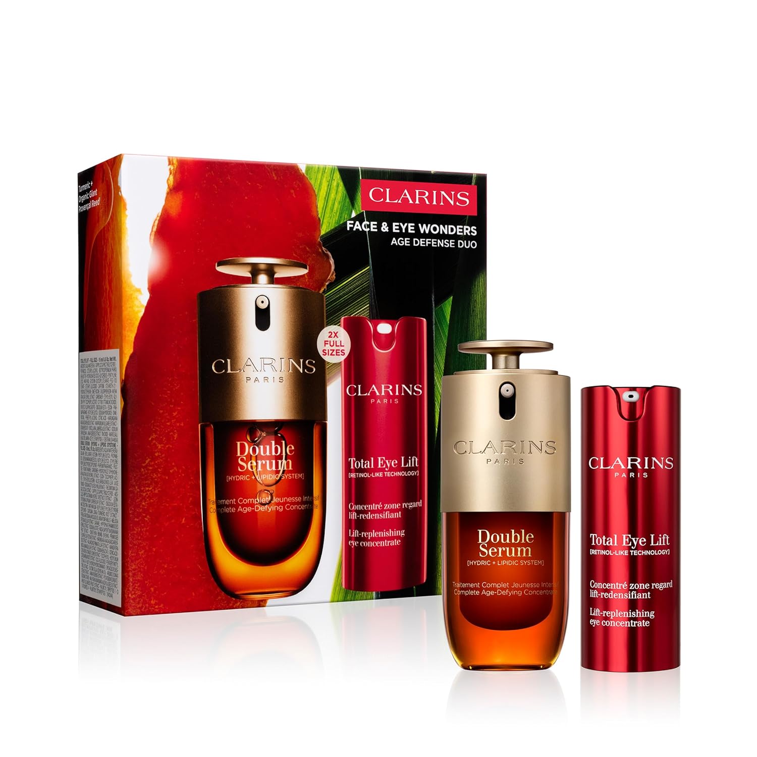 Clarins DOUBLE SERUM | Anti Aging Face Serum | Visibly Firms, Smoothes, Boosts Radiance, and Refines Pores | 24H Hydration | All Skin Types