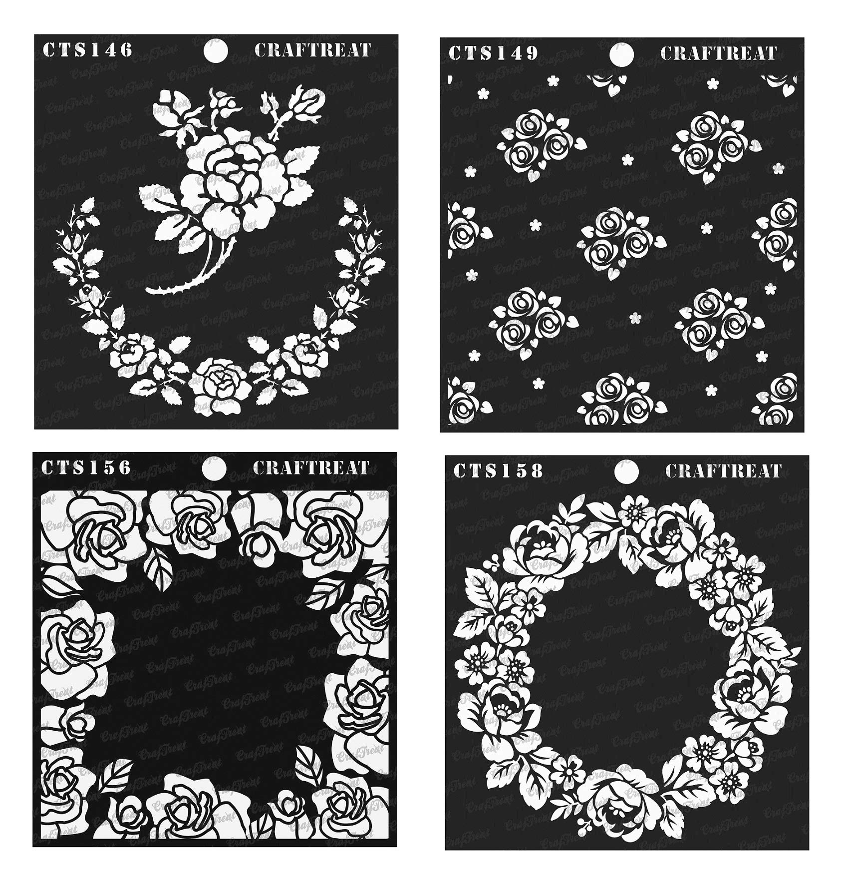 Rose Stencil Pattern FREE PATTERNS