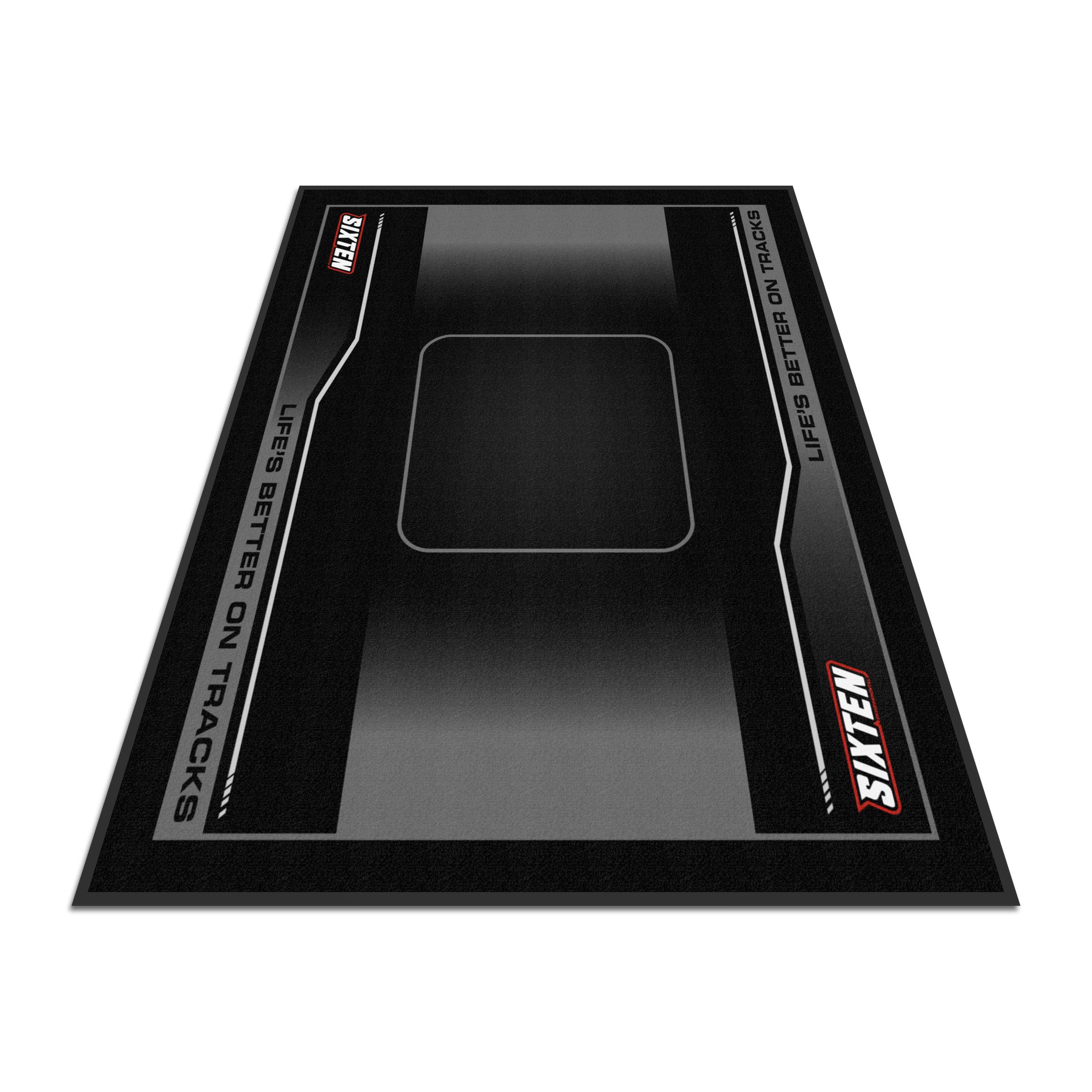 SIXTEN - Tappeto karting/quad 150 x 190, per paddock e garage, lavabile ed ecologico, ideale come regalo per sport meccanico