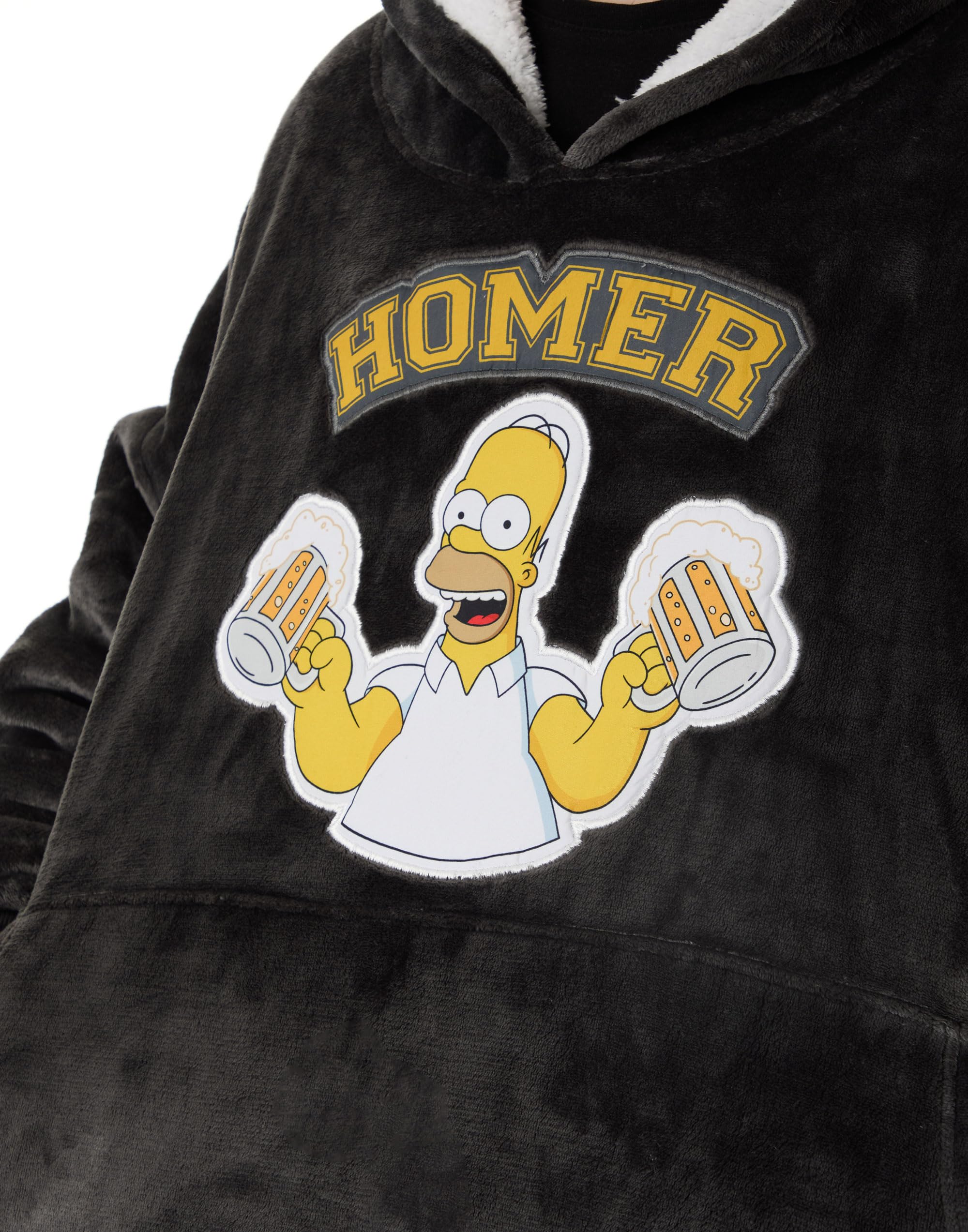 Pull à Capuche Noir Les Simpson – Taille S – Bart & Lisa – Graphique