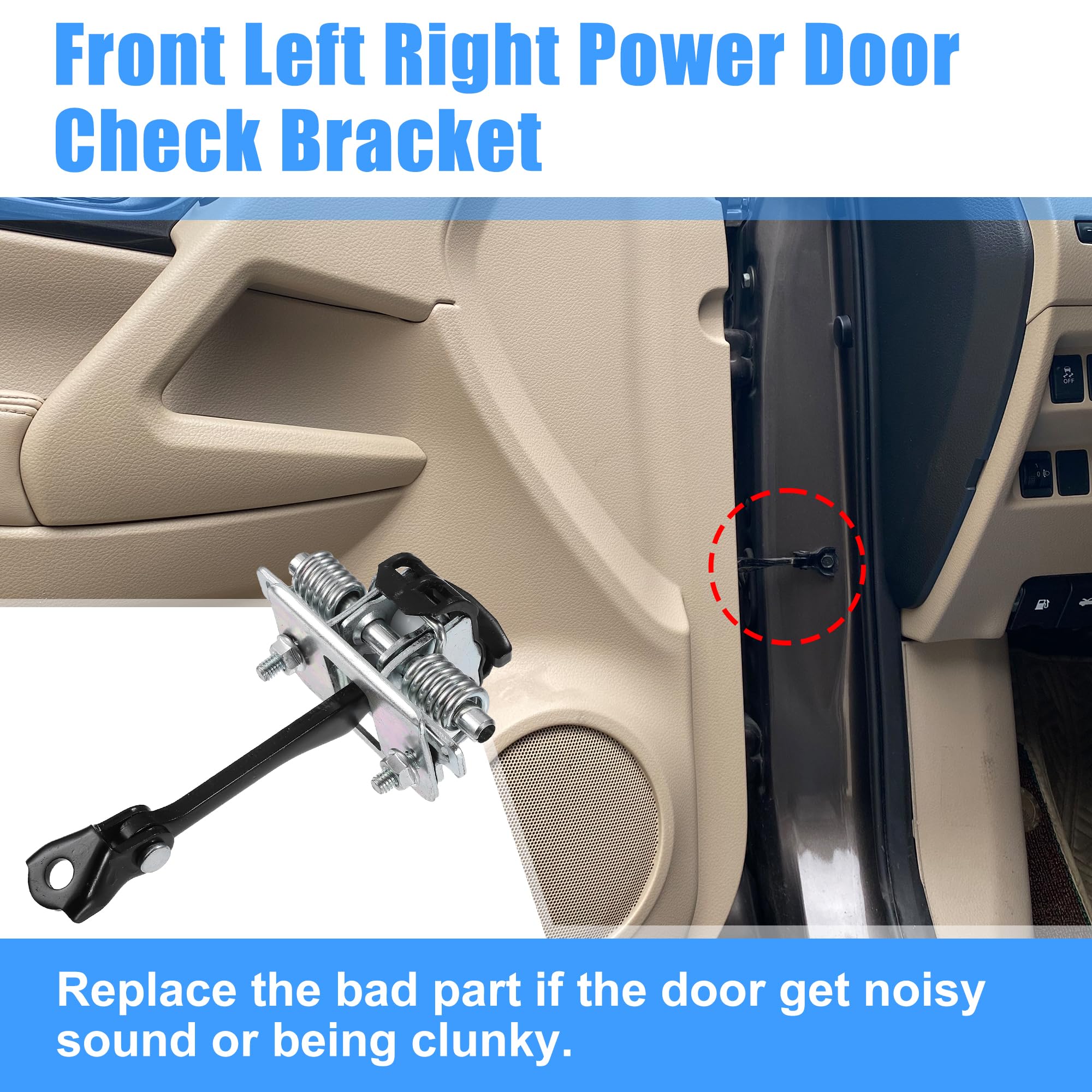 X AUTOHAUX Cinghia di controllo porta anteriore per Citroen Berlingo Peugeot n. 9181P2
