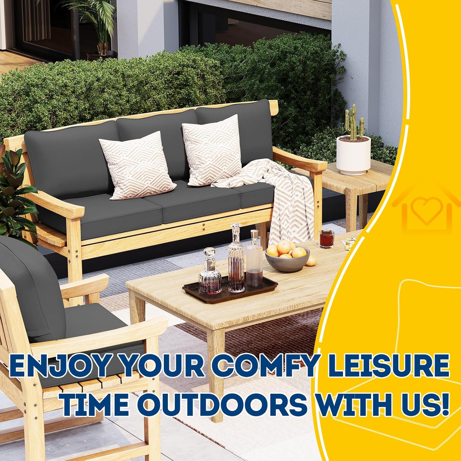 Outdoor Deep Seat Cushions