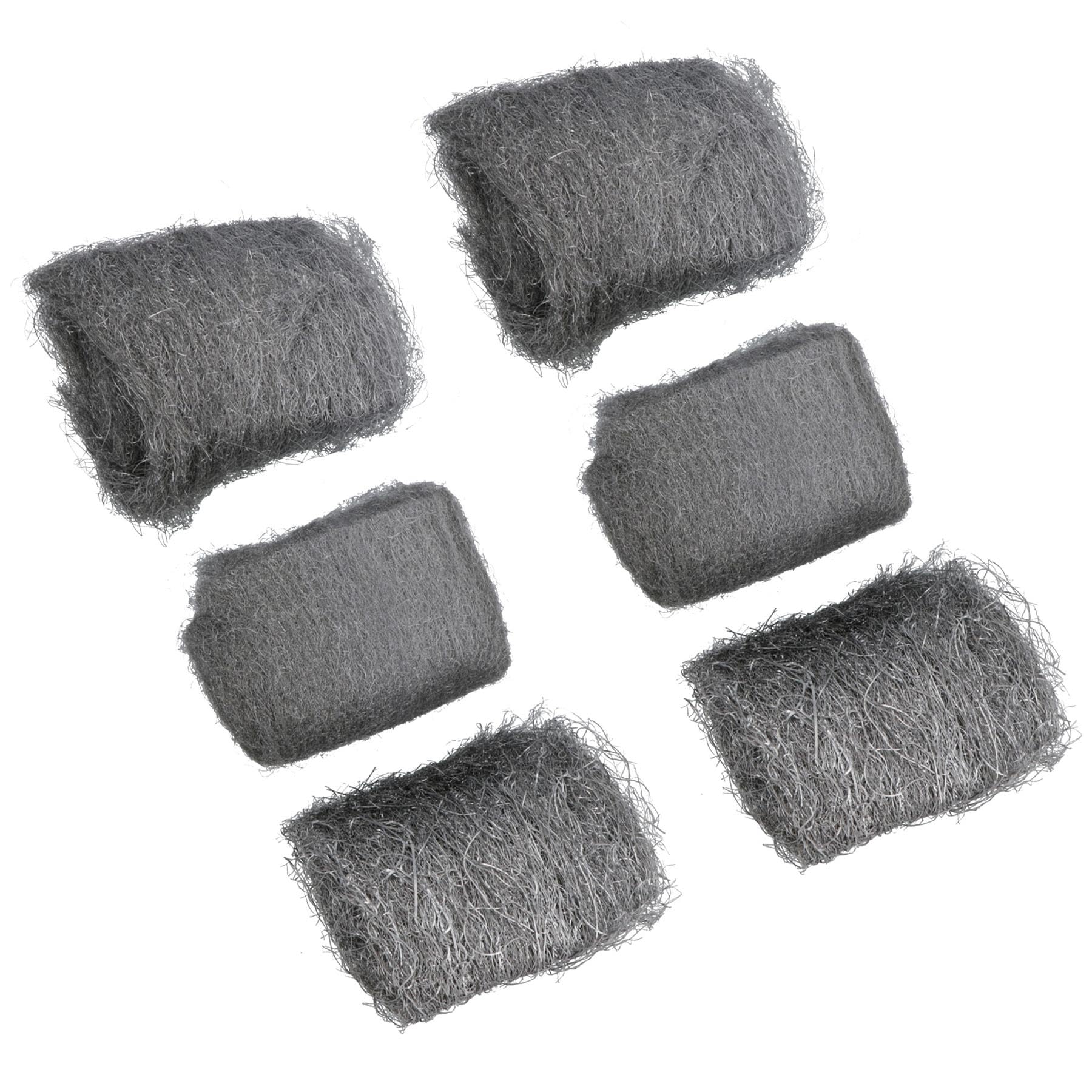 Assorted Steel Wire Wool Coarse Medium Fine for Sanding Smoothing 6 x Rolls