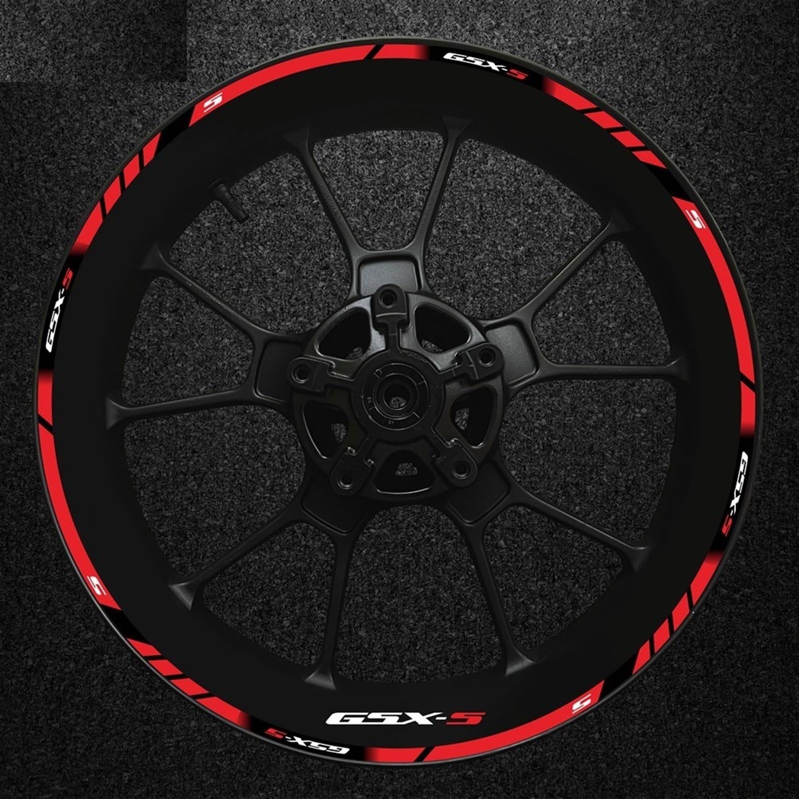 Ujnheq Color16 Motorcycle Rim Decal Decorative Hub Reflective Sticker For Suzuki Gsx-S Gsx-S750 Gsxs1000 750 1000 600 2022(Color16)
