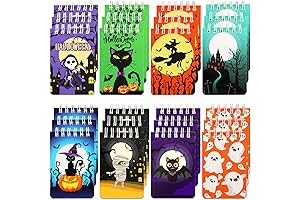 Pocket-Sized Halloween Delights: MARFOREVER's Halloween Notebook Party Favors