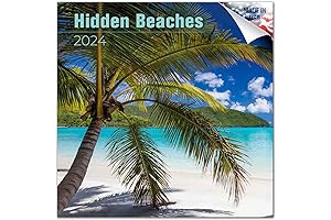 2022-2023 Tropical Beaches Wall Calendar: Escape to Paradise with Stunning Island Imagery