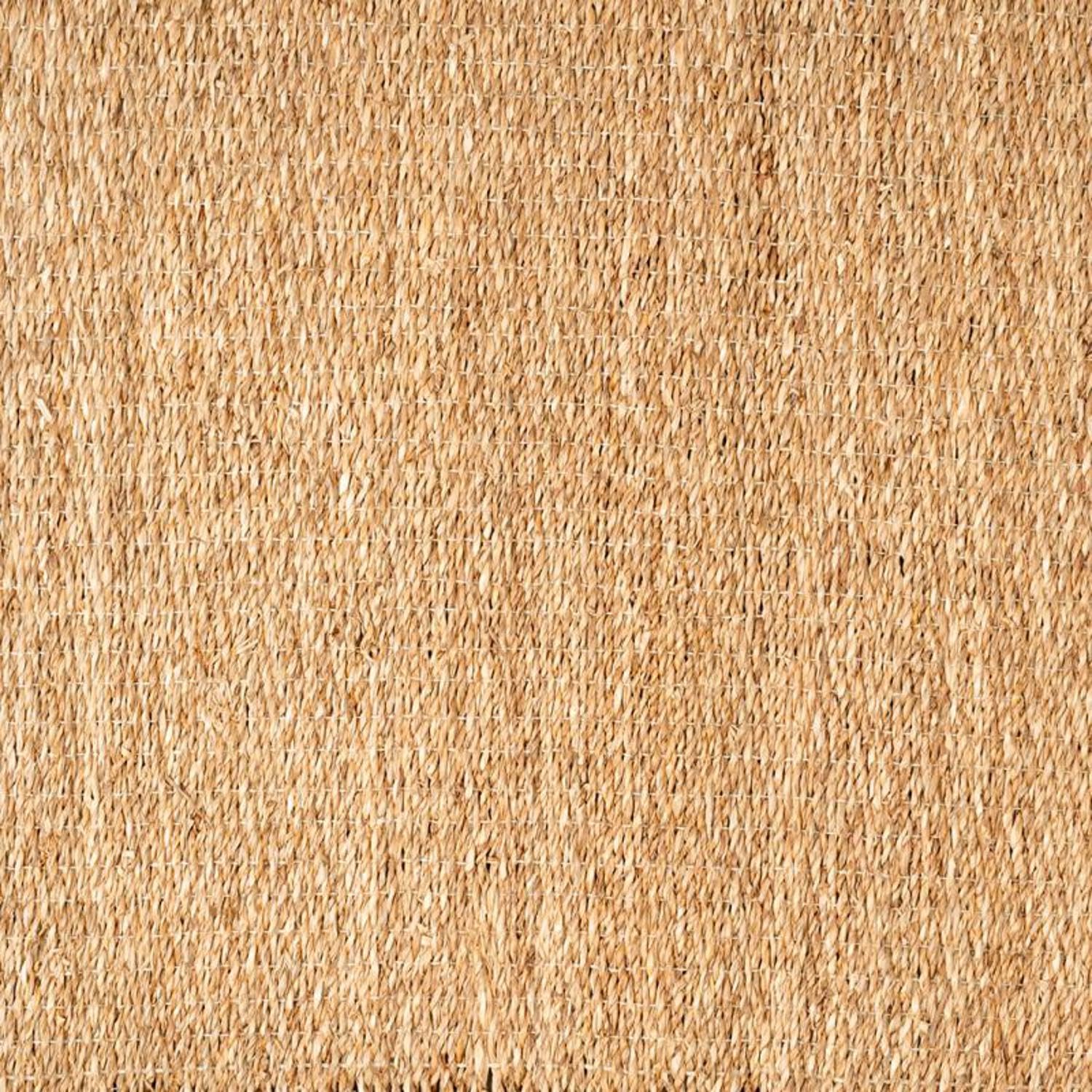 AUBRY GASPARD - Tapis en Jonc - 200 x 80 cm - Finitions 100% Naturel - Attaches en Nylon - Marron Clair - Entretien Facile - Design Épuré et Authentique pour Intérieur Élégant
