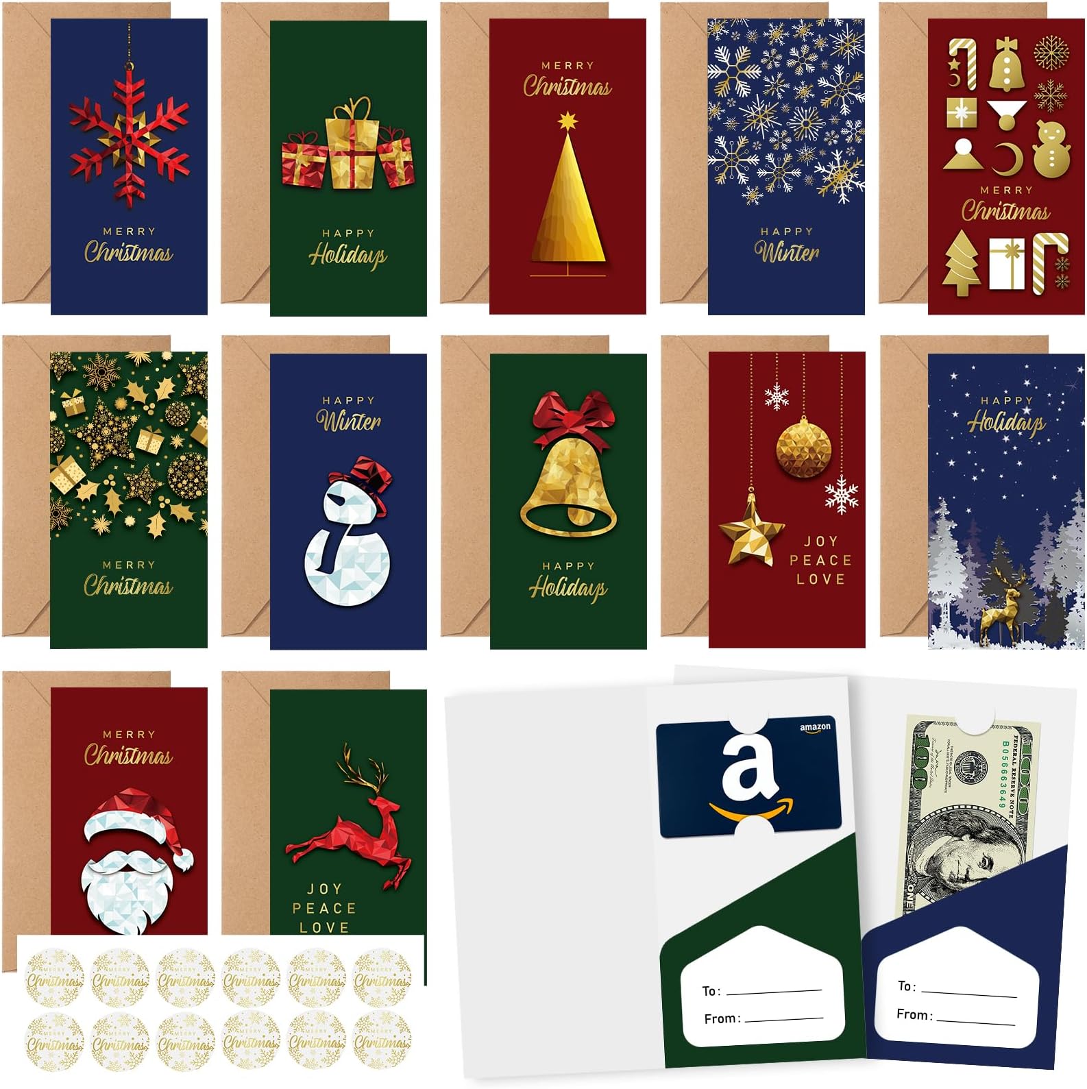 Folding money for christmas gifts