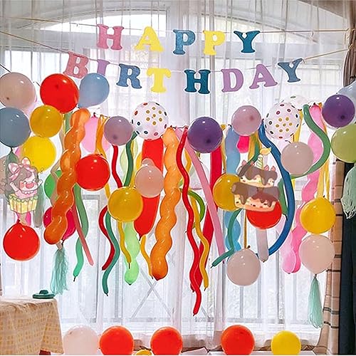 Miniatura 6 de 200 globos helicoides decoración de fiesta de látex globos con bomba (globo helicoidal)