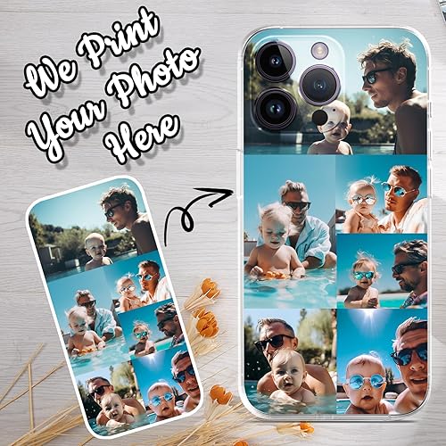 Miniatura 4 de Funda personalizada para iPhone 14 13 12 11 Pro Max Xr X XS, diseña tu propia funda para teléfono con imagen, protección antiarañazos y antigolpes,