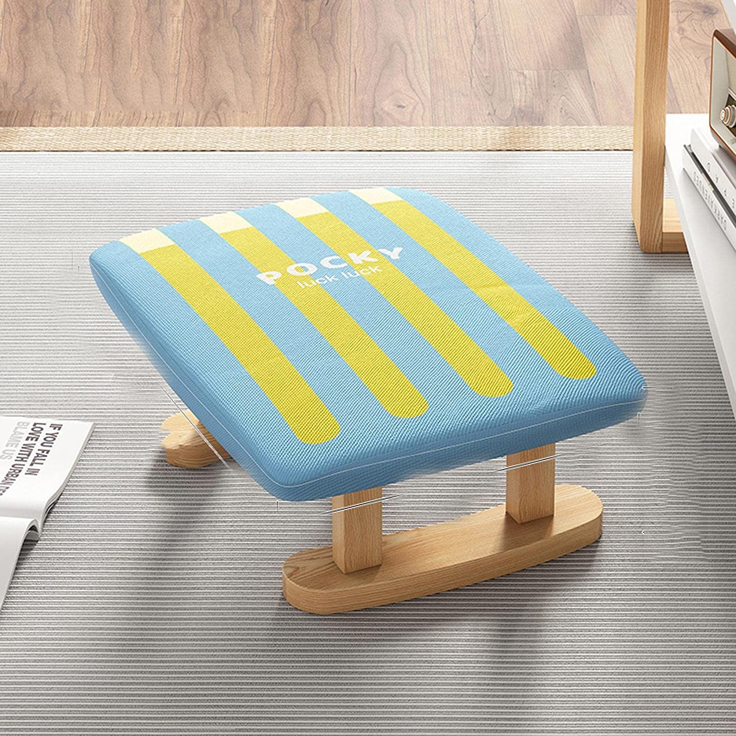 Tabouret à langer en lin pour soulager les jambes fatiguées